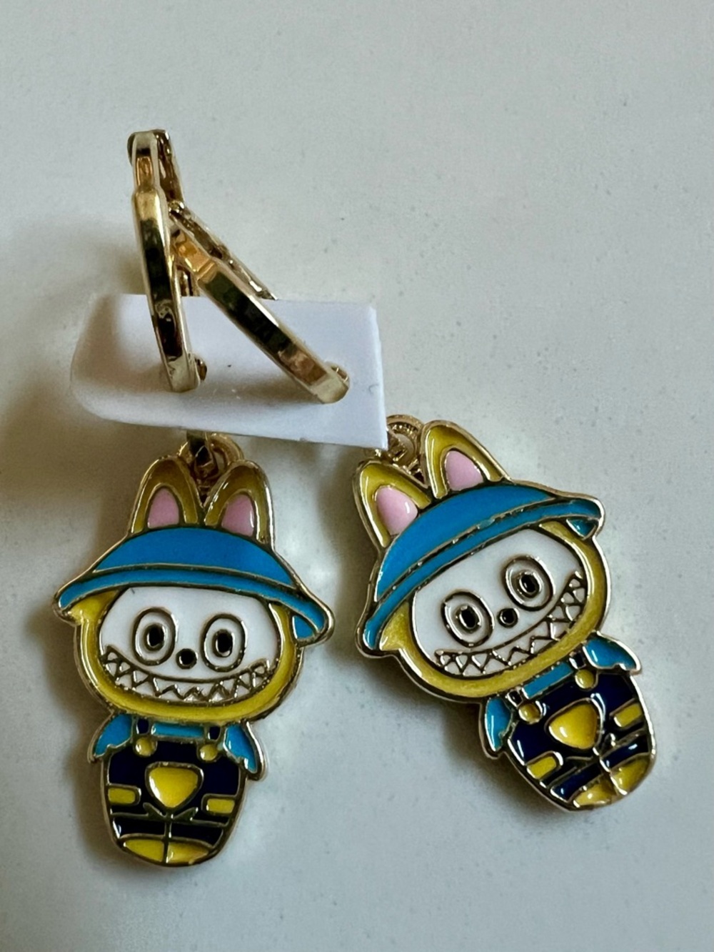 Labubu Character
Yellow Gold 
Plated Earrings
So much fun 🤩